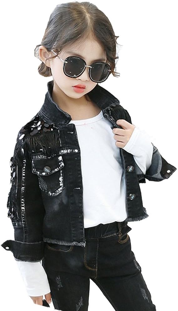 girls denim jacket size 12