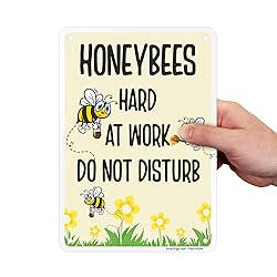 SmartSign Honeybees At Work Do Not Disturb Sign