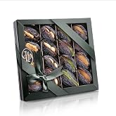 Malatya Pazari Stuffed Medjool Dates with Nuts and Dried Fruit, 14.1oz | Premium Lokum, Middle Eastern Sweets, Candy Variety Pack, Pistachio, Almond, Vegan Snack Box, Small Gift Box, Halal Food