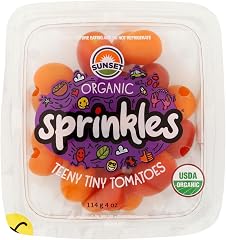Sunset, Organic Sprinkles Cherry Tomatoes, 4 Ounce