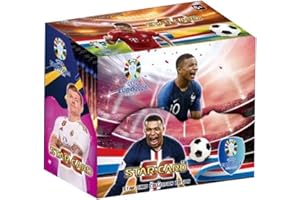 Suweiyuanshiyi 2025 Euro Cards 288 Pcs Football UEFA Champions League Football Trading Card -36 Pack Cards Pack - Soccer Star