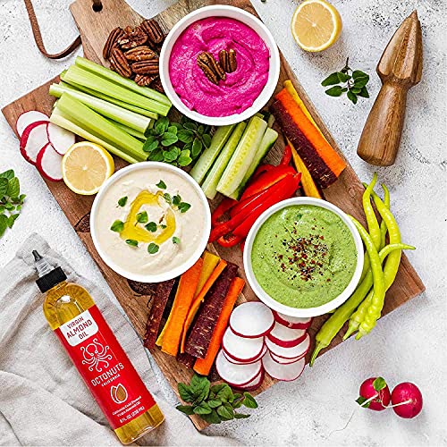 Octonuts Cold Pressed Almond & Walnut Oil, 8 ounce, Made with California Almonds and Walnuts