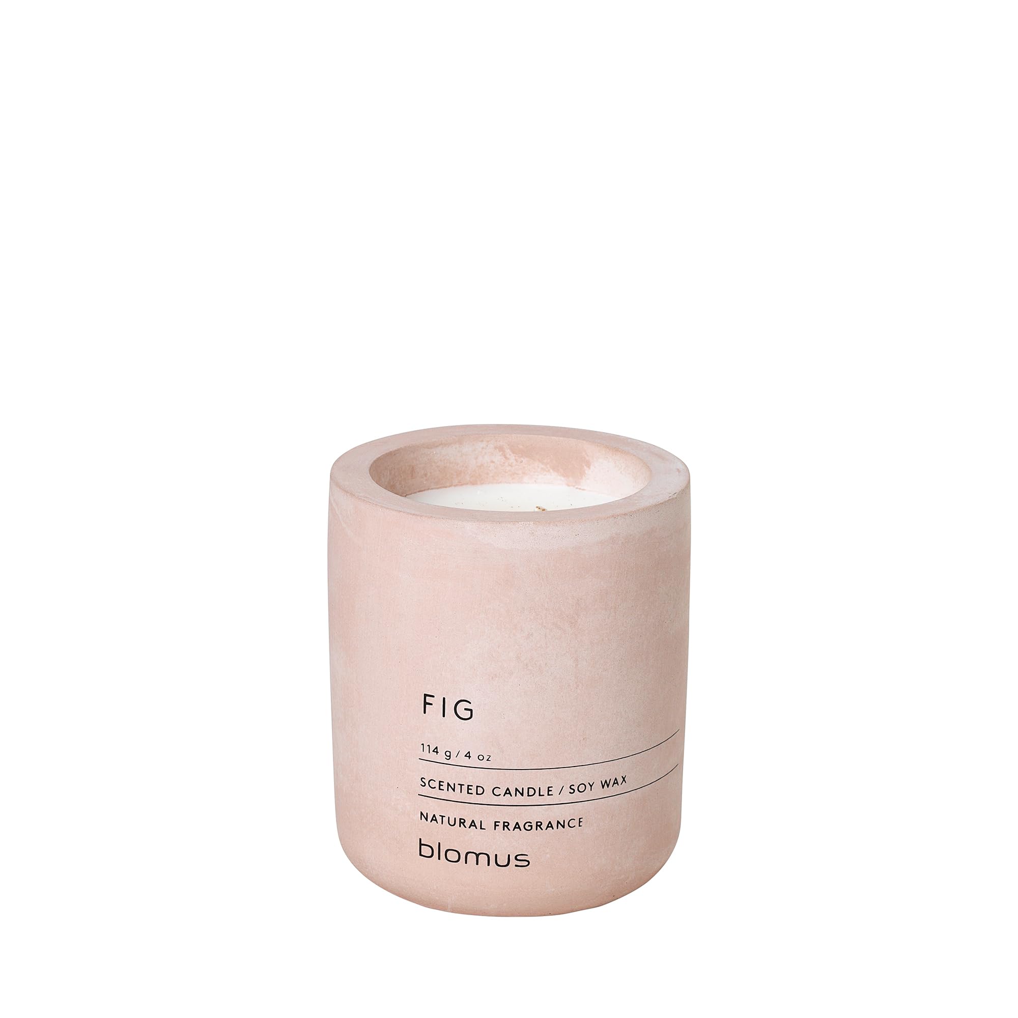 Blomus Fraga Scented Candle Rose Dust S Soy Wax Concrete
