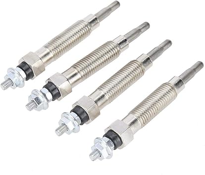 KIMISS Car Spark Plugs, Steel 4Pcs/Set 