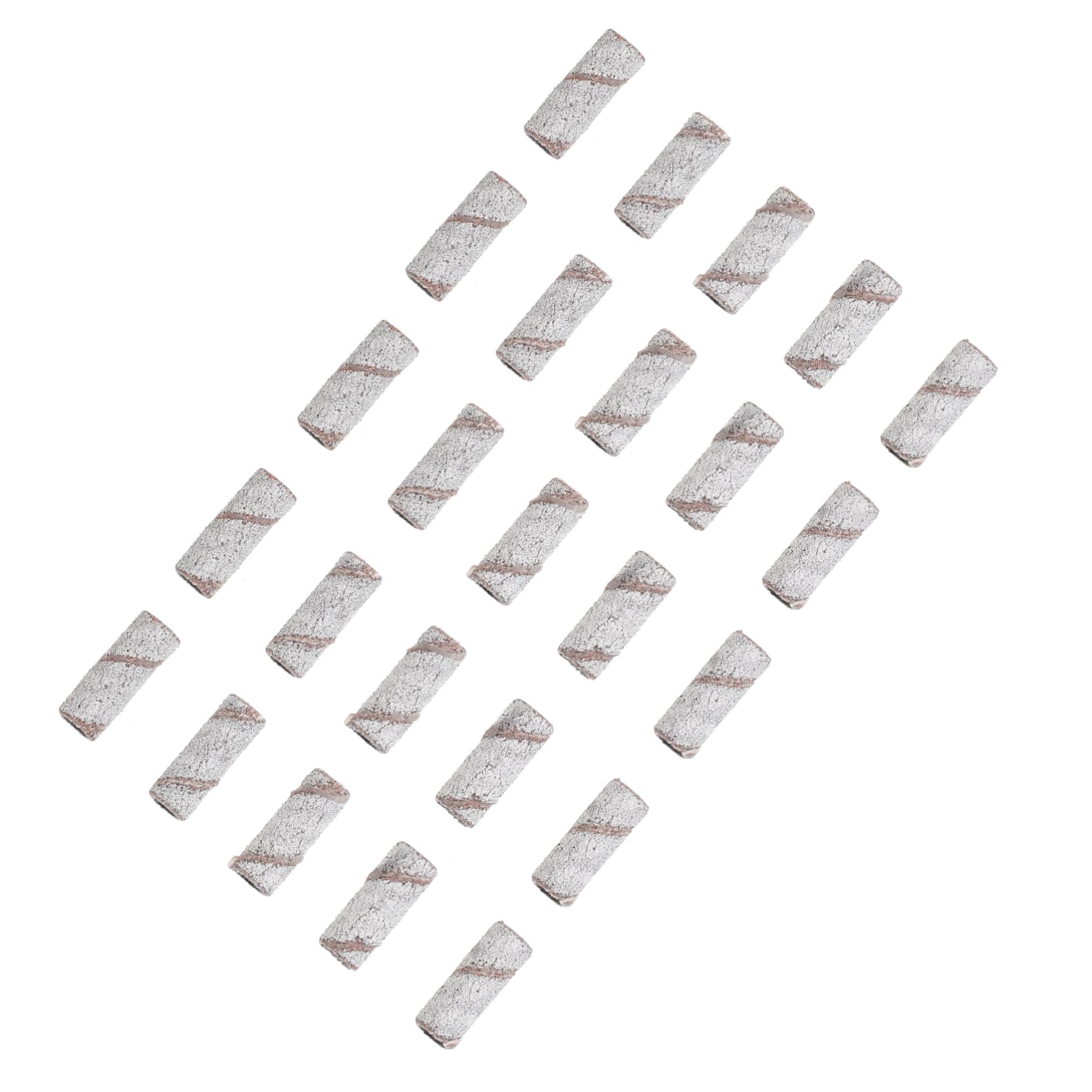 FRCOLOR 50pcs Sanding Bands for Nail Drill Fine Nail Art Sanding Bands Mandrel Bit for Manicure Supplies Gel Polish Remover for Buffing