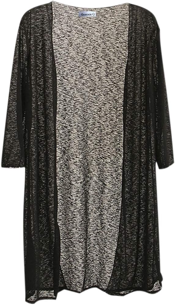 Gordon Q Women's Casual Linen Comfort Plus Size Long Blouses