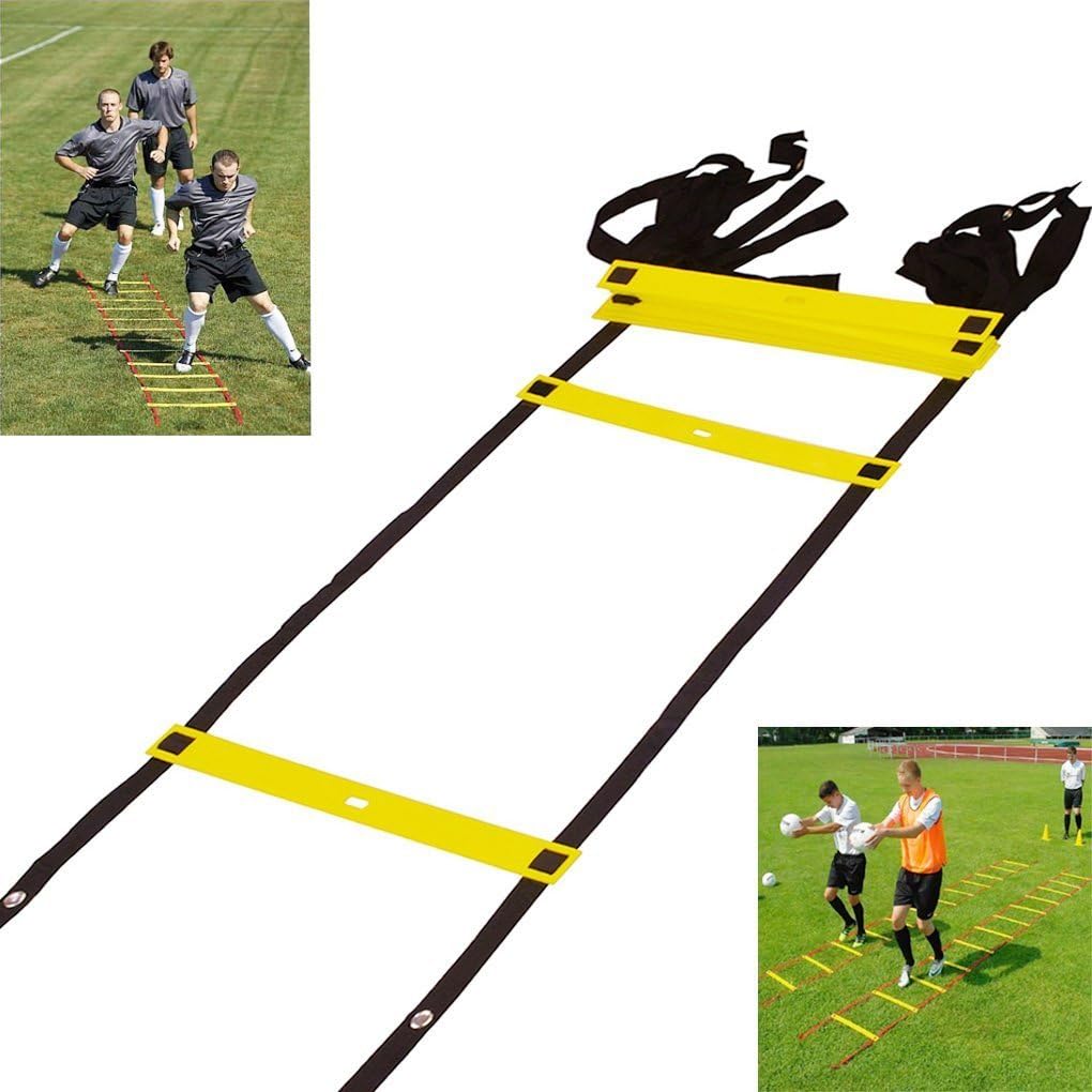 Training Agility Ladder Speed Ladder, SUMERSHA 5M 10 Rung Adjustable