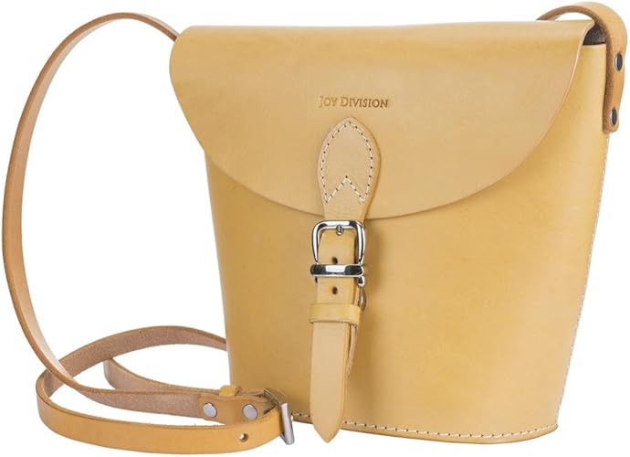 Amazon ジョイビンテージ Joydivision Vintage 本革手作りのレザーショルダーバッグ台形バッグブラウン 並行輸入品 ショルダーバッグ