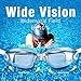 GAOGE Swim Goggles,Swimming Goggles Nose Clip,Ear Plugs,Triathlon Swim Goggles Mirror Coated Lenses Anti-Fog Shatterproof UV Protection for Adult Men Women Youth Kids Child Gray