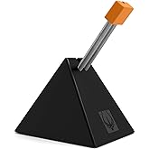 HOTLINEGAMES [New] Mouse Bungee, Mouse Cord Clip Cord Management System Fixer Holder for Esports FPS Game (Black-Orange)