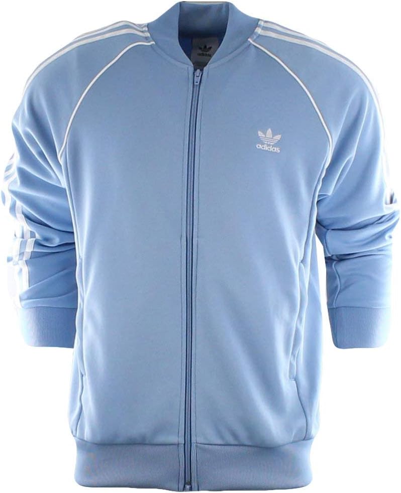 adidas ash blue track jacket