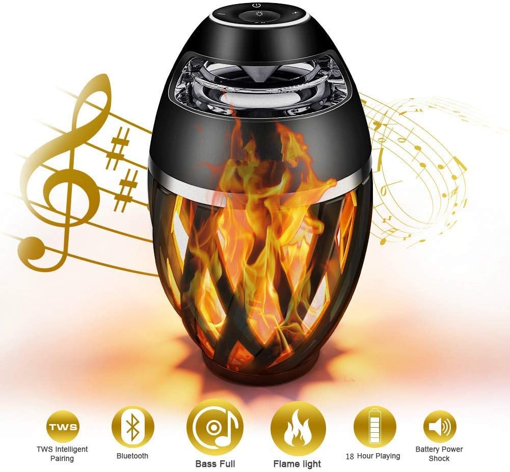 dikaou led flame table lamp