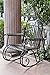 International Caravan Iron Scroll Patio Rocker