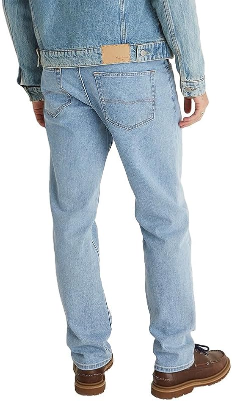 Herren Straight Jeans Cash Jeans, Blau (Denim-3CB), 40W / 30L