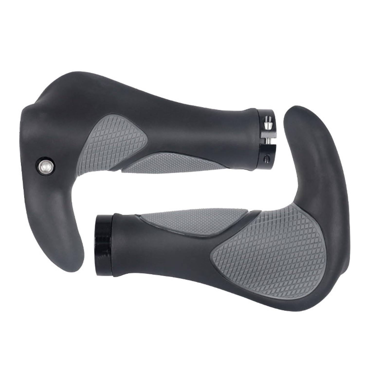 ZEACCT 1 Set Anti-Slip Silicone Handlebar Grips - Soft Rubber Cycling Grips for Most Bikes | Non-Slip, Durable & Comfortable Bike Handle Accessories