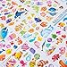 HORIECHALY Scratch and Sniff Stickers,Smelly Stickers,Animals Theme (Blue)