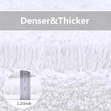 Non Slip Bath Mat Extra Large 50x178cm White Microfiber view 2
