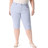 Gloria Vanderbilt Womens Amanda High Rise Skimmer Short Plus