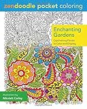 Zendoodle Pocket Coloring: Enchanting Gardens: Captivating Florals to Color and Display by Nikolett Corley
