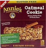 Annie's Homegrown Chewy Gluten Free Granola Bars Oatmeal Cookie -- 5 Bars - 2 pc