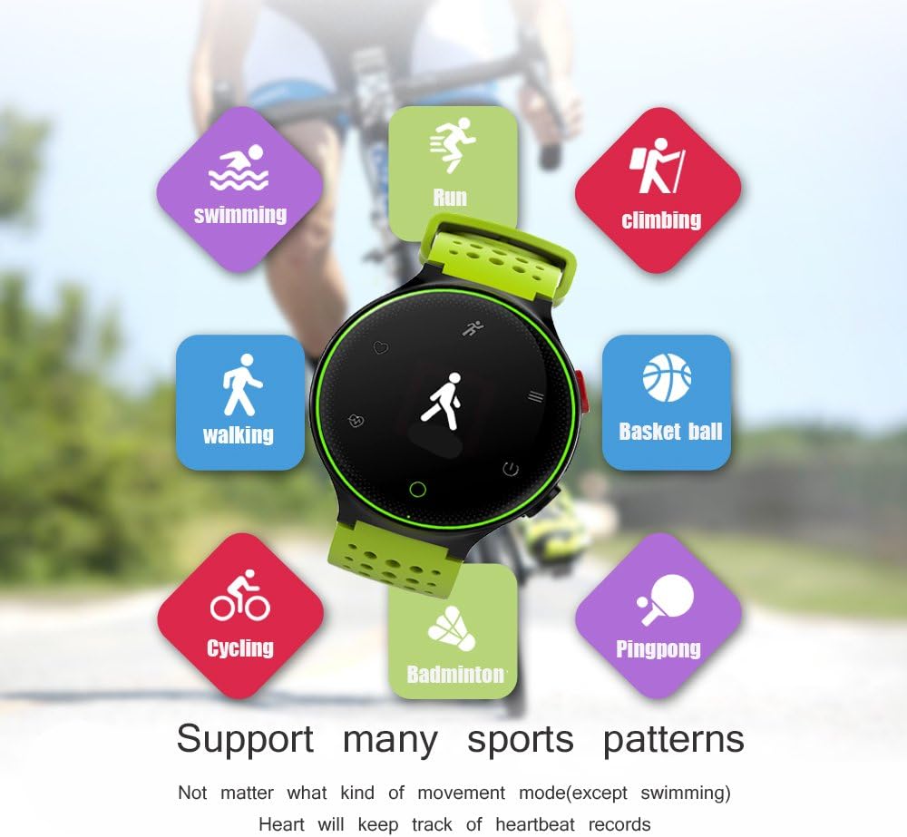 Microwear X2 Smartwatch Bluetooth 4.0 IP68 Sedentario a Prueba de ...