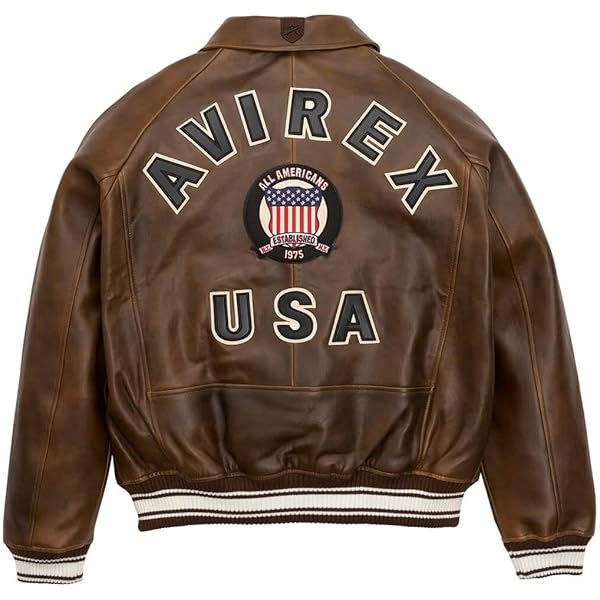 Leather licious Men pilot Shirt Style real leather jacket