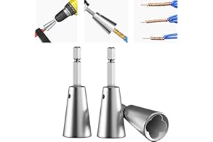 XSCQ Wire Twister Tool for Drill, Drill Wire Twister, Wire Nut Twiter, Fast Wire Twisting Tool, Enhanced Wiring Efficiency (Sliver 2Pcs)