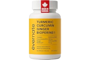 Turmeric 5000 mg + Curcumin (95% Curcuminoids) with Ginger 3000 mg & Black Pepper (BioPerine®) (Per Serving: 2 Capsules) – Hi
