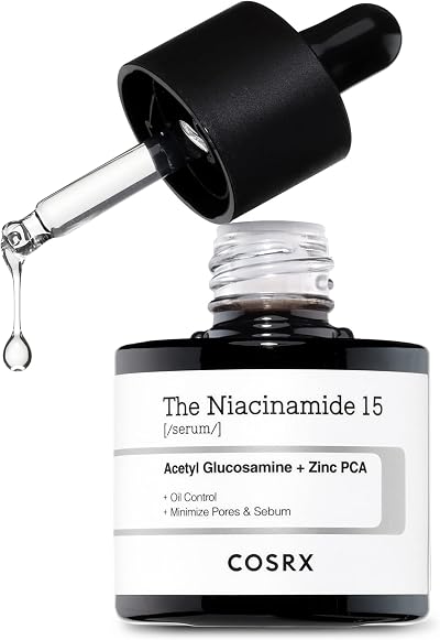 COSRX Niacinamide 15% Serum 0.67 fl oz for Pores Dark Spots Discoloration