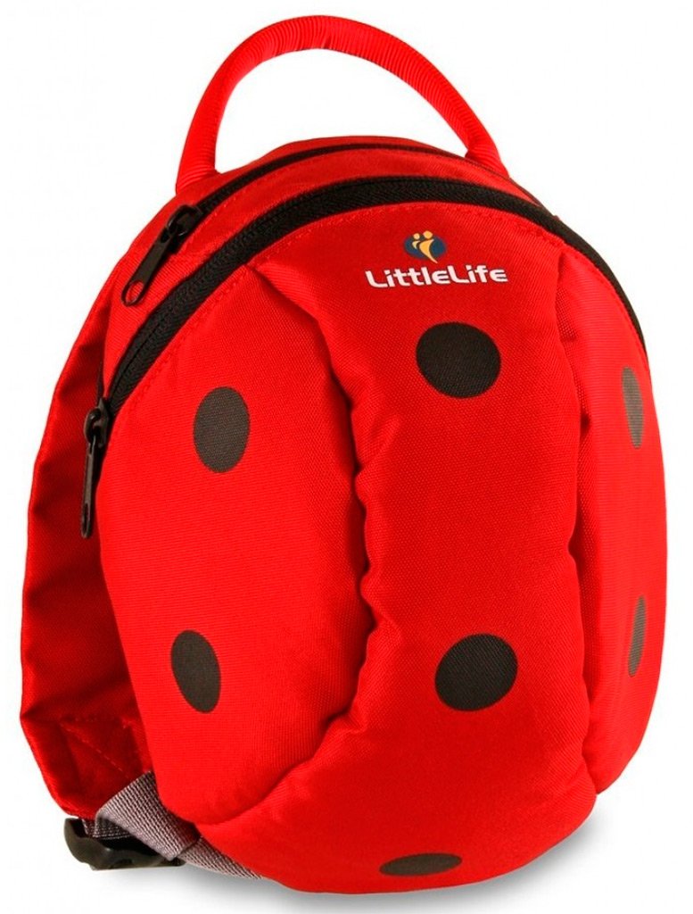 LittleLife Toddler Daysack and Rein - Ladybird