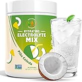 Vitalogix Naturals Electrolyte Powder – Sugar-Free Hydration Mix with Magnesium, Potassium, Calcium & Sodium | Zero Carb Electrolyte Drink for Muscle Recovery, Cramp Relief & Energy | 90 Servings