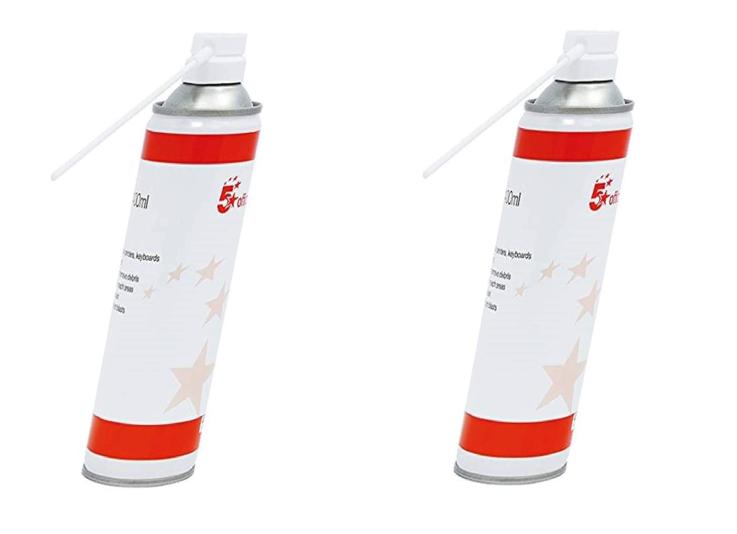 5 Star Air Duster Can HFC Free Compressed Gas Flammable 400ml (2 of Air Duster)