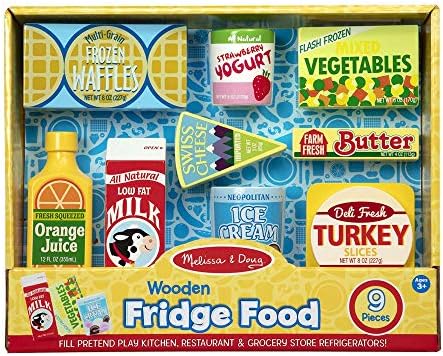 melissa and doug fridge play food