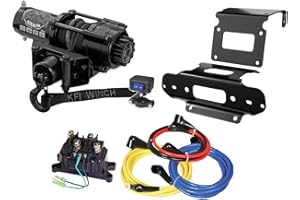 KFI PRODUCTS KFI Combo Kit - SE25 2500 lb Stealth Winch & Winch Mount - Compatible/Replacement for 2007-2013 Honda TRX420 (FA/FE/FPA/FPE/FPM/FM/PG) Rancher 4x4