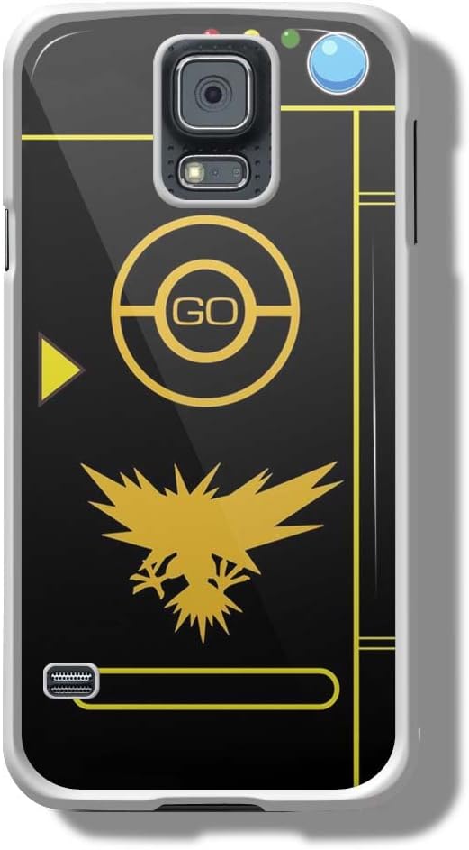 PokemonGO Alternate Team Instinct Themed Pokedex Case for Samsung Galaxy S5 White Case