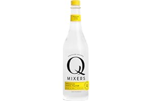 Q Mixers Tonic Water, Premium Cocktail Mixer Made with Real Ingredients, 25.4 Fluid Ounce
