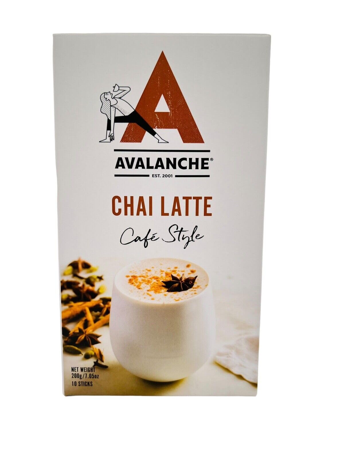 Avalanche Cafe Style Sweet Coffee Box, 10 Sticks