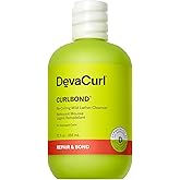 DevaCurl CurlBond Re-Coiling Mild Lather Cleanser | Reduces Frizz For Up to 48 Hours | Preserves Color Up to 30 Washes | Seals Split Ends