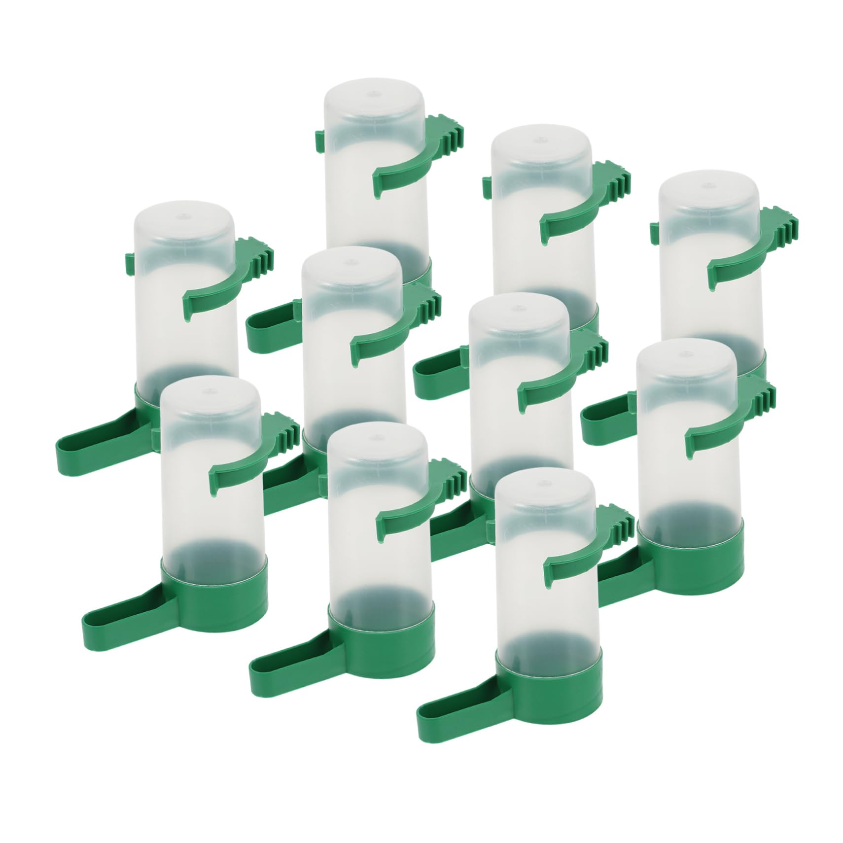 BELLIFFY Automatic Water Feeder for Birds - Convenient Bird Drinker - Budgie Water Dispenser Set Hanging Cage Accessories for Parrots and Loves Cage Feeder and Bowls