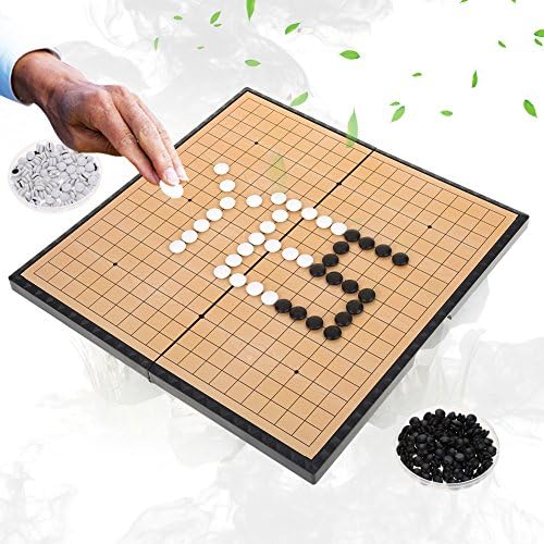 11 Inches Go Game Set , Travel Foldable Board Game Set with