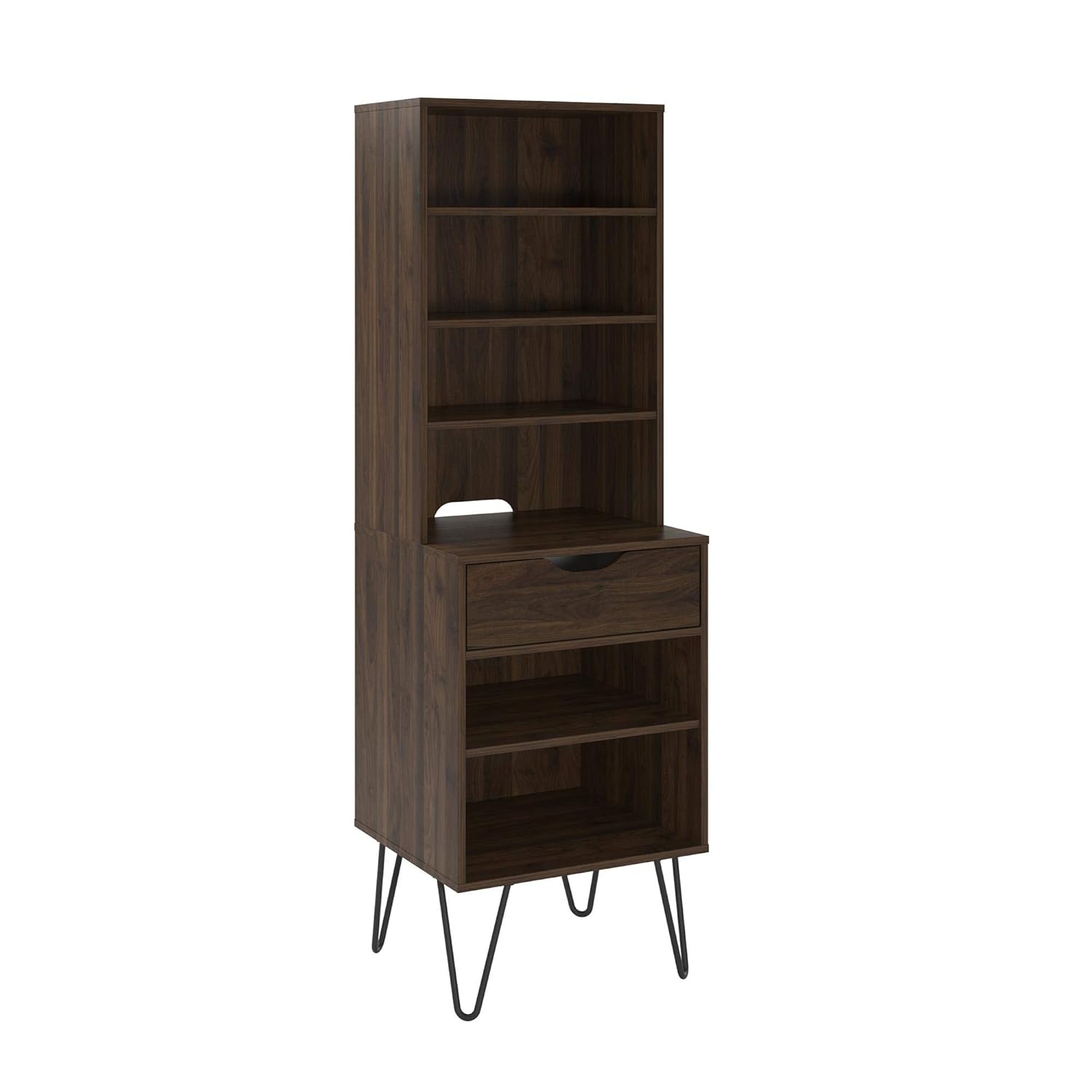 Best Multi Media Glass Door Storage Tower