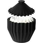 Coffee Filter Holder Container for 155/185 Basket Paper Filters Storage Compatible with xBloom Flat Bottom Filter Paper Coffee Bar Decor Coffee Pod Organizer Caddy