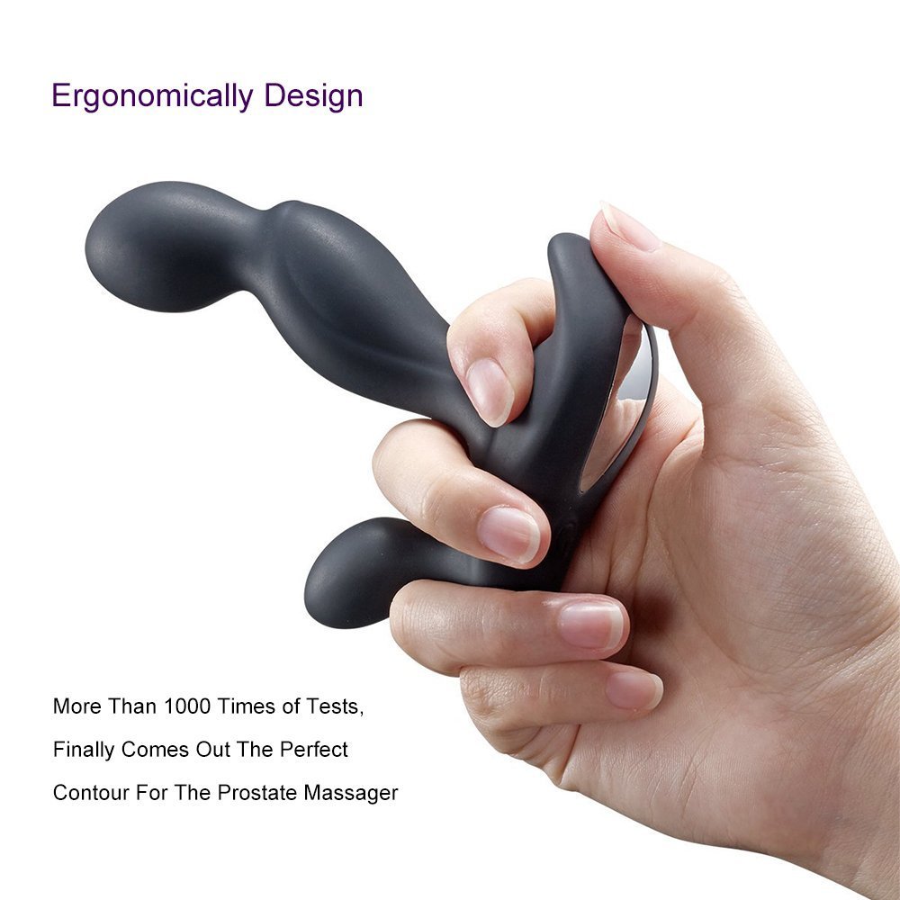 Siweite Rechargeable Wireless Handheld Wand Massager Body Massage Mini USB Waterproof For Back Neck Shoulder Pain Relief Black