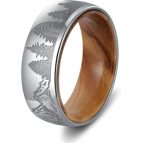 JAJAFOOK Men's 316L Stainless Steel Ring – Gothic Tree Of Life Design, Black Silver - View #8