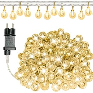 ANKOUJA Led-lichtsnoer 100 binnen, buiten, decoratie, woonkamer, kamer, kerstdecoratie, bruiloft, Kerstmis, tuin, warm…