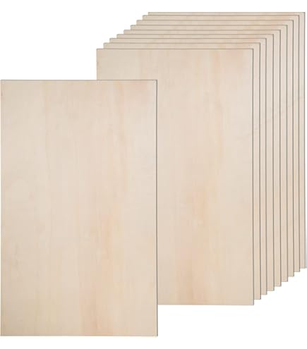 Amazon.com: Bucherry 10 Pcs 3 mm Craft Wood Plywood 1/8 x 12 x 20