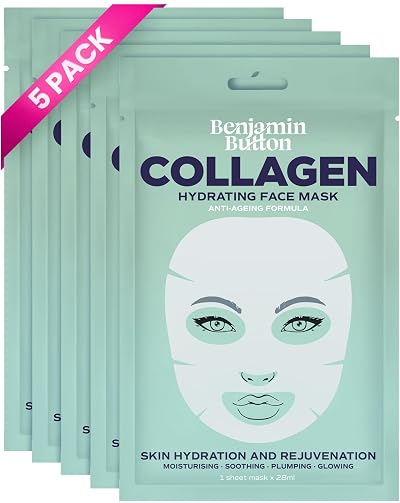 Benjamin Button Collagen Face Mask Korean 5-Pack Bio Collagen Hydrating