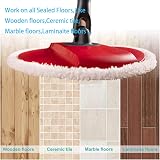 JILAN 4PK Mop Head Pads for Vileda Spin & Clean Mop Refill Washable Microfiber view 3