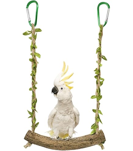 Juguete De Madera Con Estrellas Para Pájaros (21 Cm) - ICA S.A