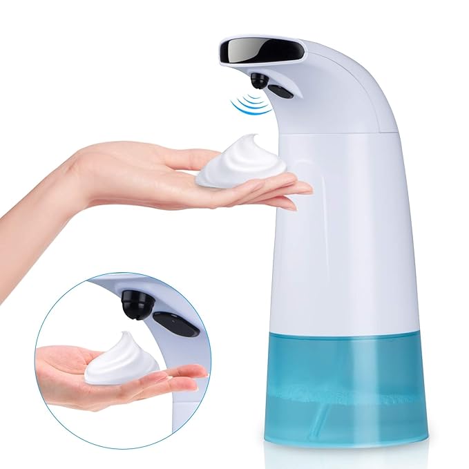 HOMCA Seifenspender Automatisch, No Touch Automatischer Elektrischer Seifenspender Schaum mit Sensor Infrarot, Schaumseifensp